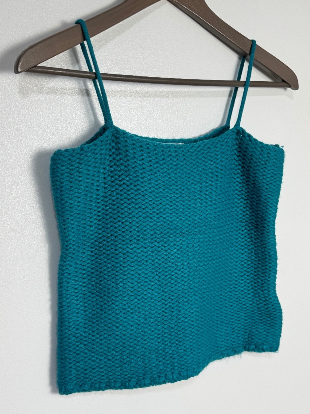 NWT Vintage Bonnie & Bill by Holly Chunky Knit Tank Top/Camisole Cotton Blend